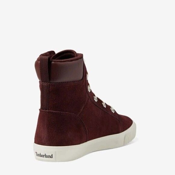 Timberland Women’s Skyla Bay 7" Burgundy Suede Sneaker Boot NIB shoes - Picture 6 of 15